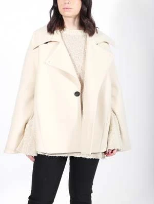 CalcaterraDouble Caban Coat - Ecru 7 CalcaterraDouble Caban Coat - Ecru - Image 7