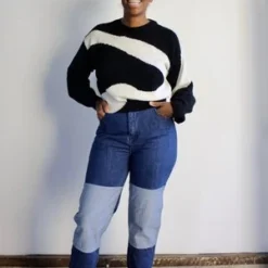 CarleenJeans - Two Tone 19 CarleenJeans - Two Tone -Outlet Lustro Wear Store Carleen Two Tone Jeans 20210328002714 1