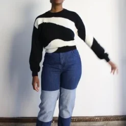 CarleenJeans - Two Tone 20 CarleenJeans - Two Tone -Outlet Lustro Wear Store Carleen Two Tone Jeans 20210328002714 2