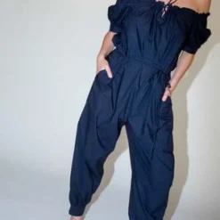 Caron CallahanCarmen Jumpsuit - Licorice -Outlet Lustro Wear Store Caron Callahan Carmen Jumpsuit Licorice 20220514002706
