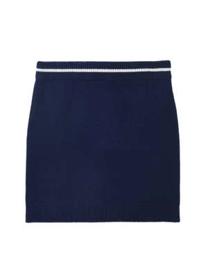 PureCashmere NYCCashmere Mini Skirt - Navy 8 PureCashmere NYCCashmere Mini Skirt - Navy - Image 8