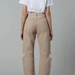 Still Here New YorkCowgirl Jeans - Khaki 5 Still Here New YorkCowgirl Jeans - Khaki -Outlet Lustro Wear Store Cowgirl in Khaki 20230307043647