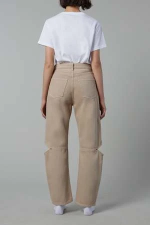 Still Here New YorkCowgirl Jeans - Khaki 3 Still Here New YorkCowgirl Jeans - Khaki - Image 3