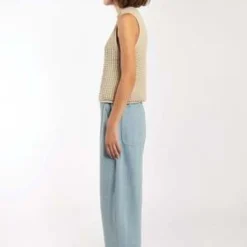 Micaela GregWave Vest - Cream 7 Micaela GregWave Vest - Cream -Outlet Lustro Wear Store Cream Wave Vest 20230418200339 1