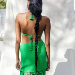 Abacaxiabacaxi Crochet Fringe Bra Top - Neon Green 6 Abacaxiabacaxi Crochet Fringe Bra Top - Neon Green -Outlet Lustro Wear Store Crochet Fringe Bra Top 20220329230210 2