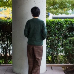 DantonClassic Collarless Fleece Jacket - Moss Green -Outlet Lustro Wear Store Danton Classic Collarless Fleece Jacket Moss Green 20231025191633