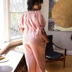 Eliza FaulknerRamona Jumpsuit - Pink Linen 13 Eliza FaulknerRamona Jumpsuit - Pink Linen -Outlet Lustro Wear Store Eliza Faulkner Ramona Jumpsuit Pink Linen 20220519202814