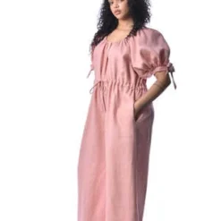 Eliza FaulknerRamona Jumpsuit - Pink Linen 15 Eliza FaulknerRamona Jumpsuit - Pink Linen -Outlet Lustro Wear Store Eliza Faulkner Ramona Jumpsuit Pink Linen 20220519202815