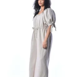 Eliza FaulknerRamona Jumpsuit - Raw Linen -Outlet Lustro Wear Store Eliza Faulkner Ramona Jumpsuit Raw Linen 20220519202824 1