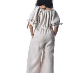 Eliza FaulknerRamona Jumpsuit - Raw Linen -Outlet Lustro Wear Store Eliza Faulkner Ramona Jumpsuit Raw Linen 20220519202824
