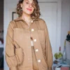 Eliza FaulknerWork Jacket - Toffee Brown Twill