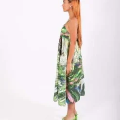 KowtowElle Dress - Botanic Trip -Outlet Lustro Wear Store Elle Dress in Botanic Trip by Kowtow 20231020154815 1