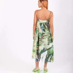 KowtowElle Dress - Botanic Trip -Outlet Lustro Wear Store Elle Dress in Botanic Trip by Kowtow 20231020154815