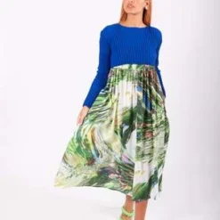 KowtowElle Dress - Botanic Trip -Outlet Lustro Wear Store Elle Dress in Botanic Trip by Kowtow 20231020154816 1