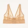 Else Bare Soft Plunge Bra - Caramel