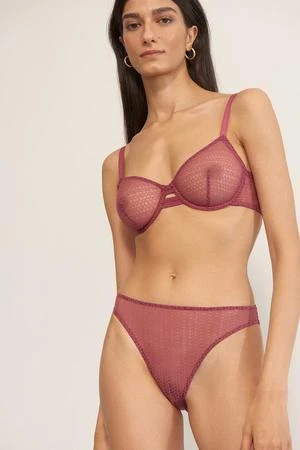 Else Honeycomb Underwired Bra - Black 4 Else Honeycomb Underwired Bra - Black - Image 4