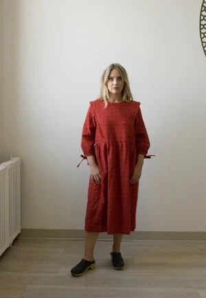 Eve GravelKelowna Dress - Burnt Orange 3 Eve GravelKelowna Dress - Burnt Orange - Image 3