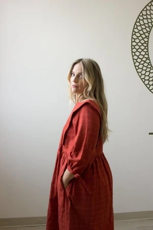 Eve GravelKelowna Dress - Burnt Orange 4 Eve GravelKelowna Dress - Burnt Orange - Image 4