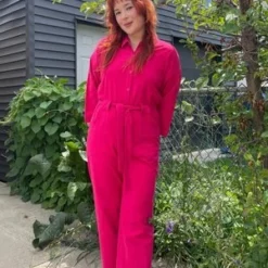 Eve GravelSevilla Jumpsuit - Fuchsia