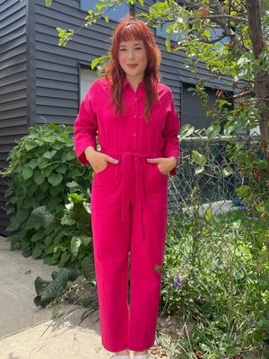 Eve GravelSevilla Jumpsuit - Fuchsia 3 Eve GravelSevilla Jumpsuit - Fuchsia - Image 3