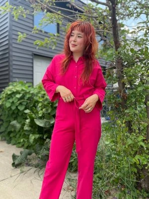 Eve GravelSevilla Jumpsuit - Fuchsia 4 Eve GravelSevilla Jumpsuit - Fuchsia - Image 4