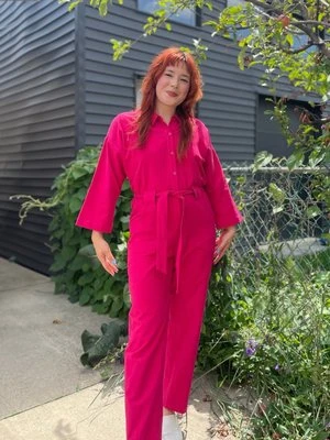 Eve GravelSevilla Jumpsuit - Fuchsia 6 Eve GravelSevilla Jumpsuit - Fuchsia - Image 6