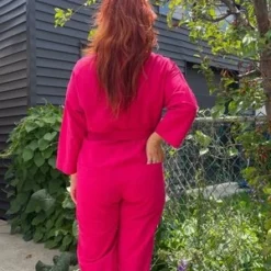 Eve GravelSevilla Jumpsuit - Fuchsia 14 Eve GravelSevilla Jumpsuit - Fuchsia -Outlet Lustro Wear Store Eve Gravel Sevilla Jumpsuit Fuchsia 20230814120948