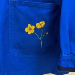 ArtistFLOWER EMBRO WORK JACKET Artist Collab Sara Boccaccini Meadows -Outlet Lustro Wear Store FLOWER EMBRO WORK JACKET Artist Collab Sara Boccaccini Meadows 20230913192115 1