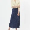 MinimumAlbi 7456 Midi Skirt - Navy Blazer