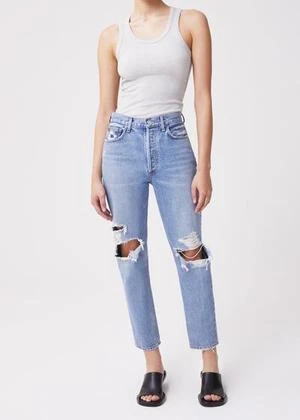 AGOLDEFen High Rise Relaxed Tapered Jean - Wander 1 AGOLDEFen High Rise Relaxed Tapered Jean - Wander