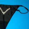 Fleur Du MalFleur Du Mal Crystal Luxe V-String - Black