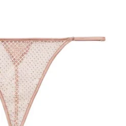 Fleur Du MalFleur Du Mal Rhinestone Fishnet G-String - Tan -Outlet Lustro Wear Store Fleur du Mal Rhinestone Fishnet G String Tan 20221119180340 1