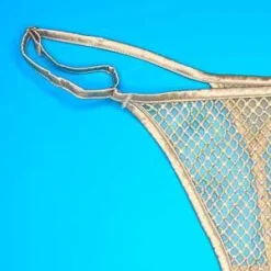 Fleur Du MalFleur Du Mal Rhinestone Fishnet G-String - Tan -Outlet Lustro Wear Store Fleur du Mal Rhinestone Fishnet G String Tan 20221119180340