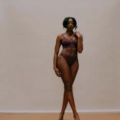 FortnightMeshie Longline Wireless Bra - Burgundy -Outlet Lustro Wear Store Fortnight Meshie Longline Wireless Bra Burgundy 20230110224850 1