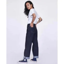 Eat DustG.o.D. Patty Boy High Waist Selvedge Denim - Indigo Blue