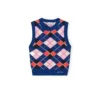 GanniGraphic Cotton Vest - Sodalite Blue