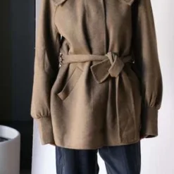 GanniWool Collar Jacket - Petrified Oak