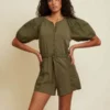 Nation LtdGarner Combo Romper - Ivy