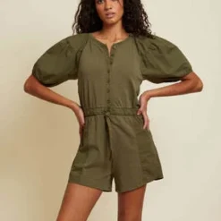 Nation LtdGarner Combo Romper - Ivy