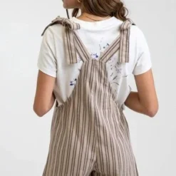 RhythmVintage Rhythm Gigi Tie Up Jumpsuit - Coconut