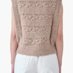 LolaGraham Chunky Sweater Vest - Brown -Outlet Lustro Wear Store Graham Chunky Sweater Vest Brown 20231008183905 1