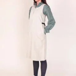 New Products -Outlet Lustro Wear Store Gramicci Canvas Mid Length Dress Dusty Greige 20230919133748 1