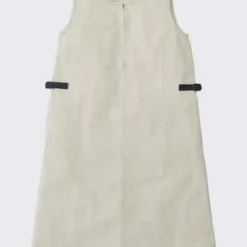 GramicciCanvas Mid-Length Dress - Dusty Greige -Outlet Lustro Wear Store Gramicci Canvas Mid Length Dress Dusty Greige 20230919133749 2