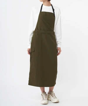 GramicciNylon Tussah Covertible Apron Dress - Deep Olive 2 GramicciNylon Tussah Covertible Apron Dress - Deep Olive - Image 2