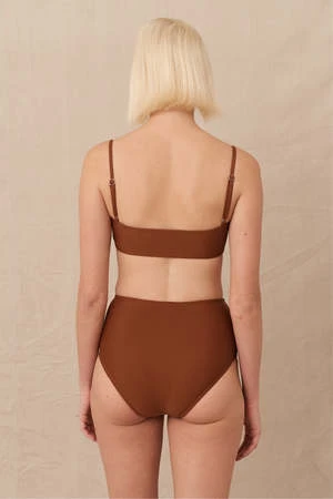 Hakea SwimJardin Bandeau Top - Rust 4 Hakea SwimJardin Bandeau Top - Rust - Image 4