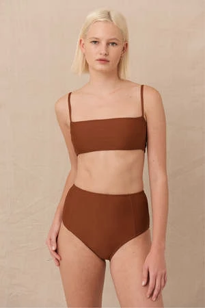 Hakea SwimJardin Bandeau Top - Rust 2 Hakea SwimJardin Bandeau Top - Rust - Image 2
