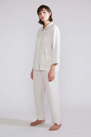 Laing HomeHelena Linen Pyjama Set - Damask 2 Laing HomeHelena Linen Pyjama Set - Damask - Image 2