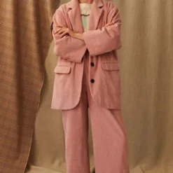 Caron CallahanInness Corduroy Jacket - Blush -Outlet Lustro Wear Store Inness Jacket 20231018185209 1