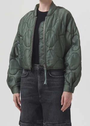 AGOLDEIona Quilted Jacket - Laurel 2 AGOLDEIona Quilted Jacket - Laurel - Image 2