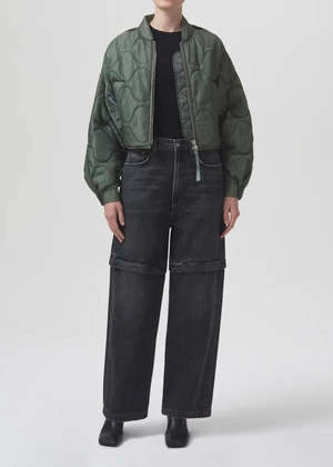 AGOLDEIona Quilted Jacket - Laurel 1 AGOLDEIona Quilted Jacket - Laurel